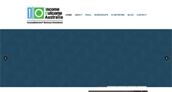 Desktop Screenshot of income-outcome.com.au