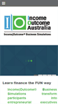 Mobile Screenshot of income-outcome.com.au