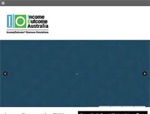 Tablet Screenshot of income-outcome.com.au
